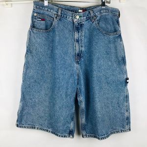 Tommy Jeans Size Vintage Blue Jean Carpenter Short